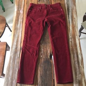 Levis 511 Red Pants 34x32